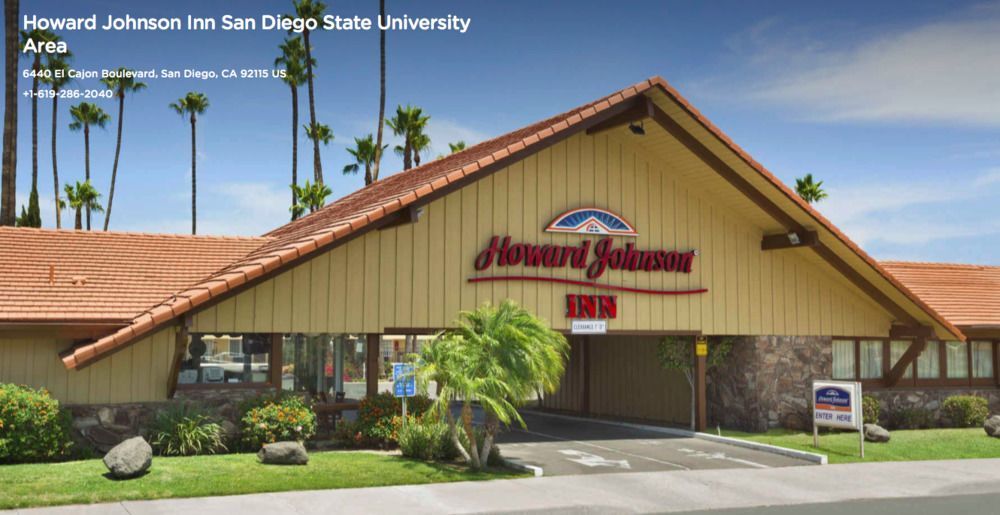Howard Johnson University Inn - Sdsu - San Diego State University Exterior foto